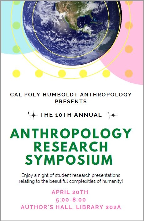 THE 10TH ANNUAL HUMBOLDT ANTHROPOLOGY RESEARCH SYMPOSIUM
